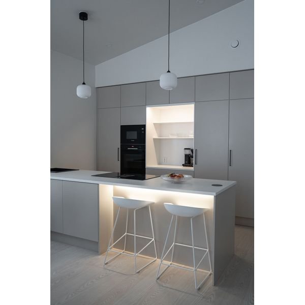 LED-nauhasetti kalusteisiin AGGE - Valkoinen profiili - Täydellinen setti, RGB+CCT / 500 cm