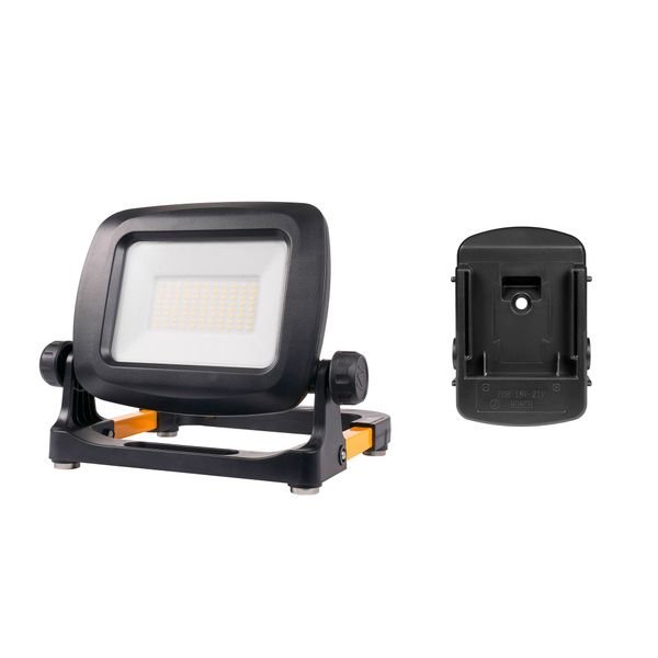Työvalo AGGE Workmate 2K, porakoneen akuille, 2100 lm, Valaisin + adapteri Bosch akuille