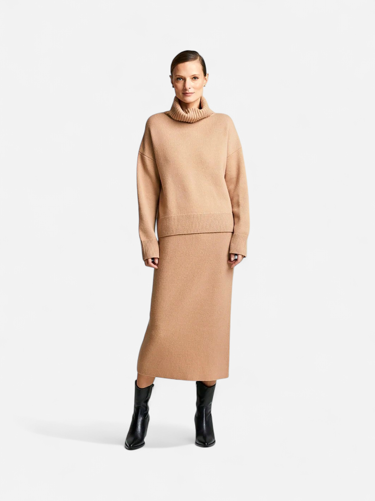 Andiata Naisten Hame Edmee Skirt Kameli