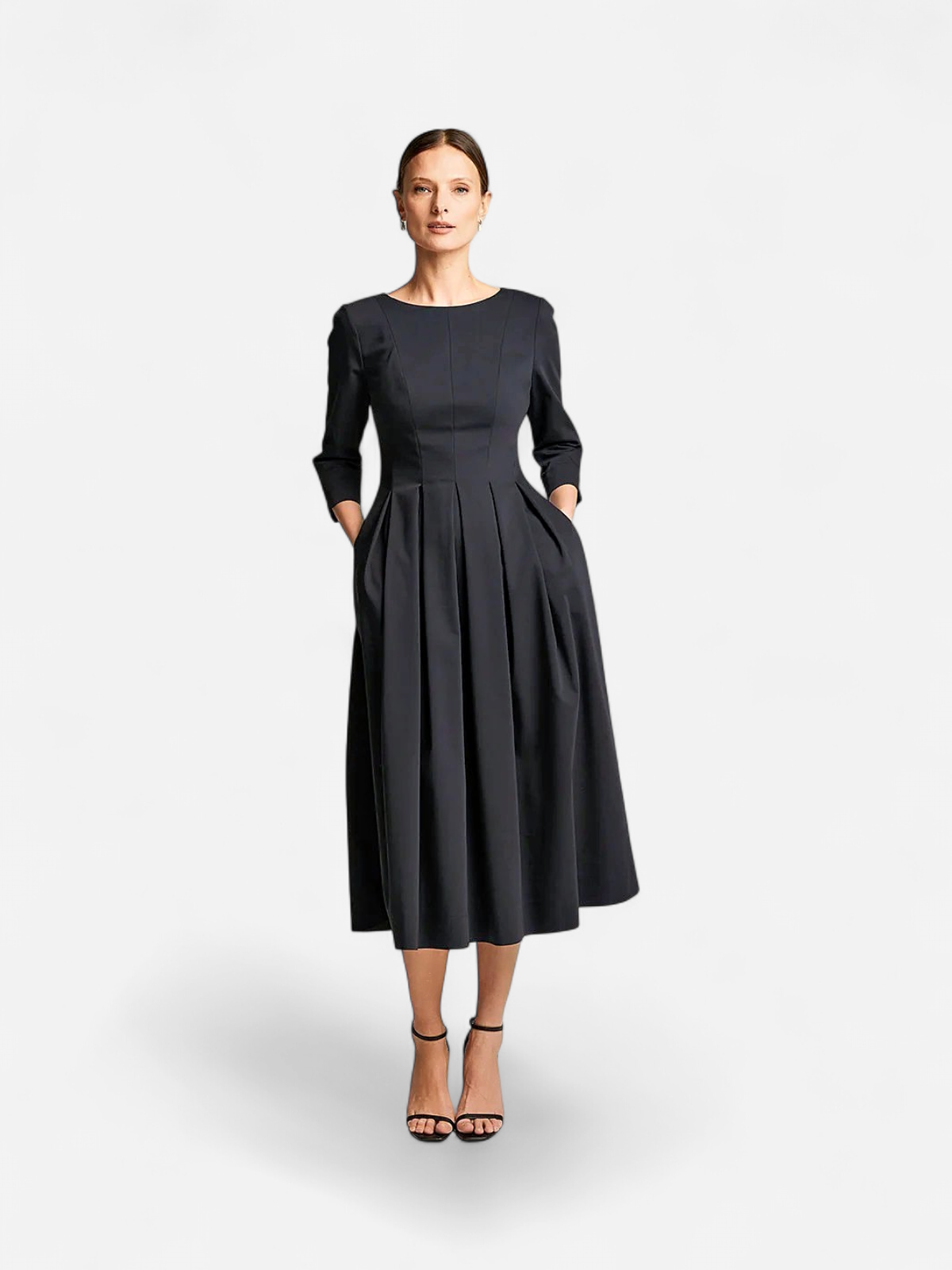 Andiata Naisten Mekko Julitta 3 Dress Musta