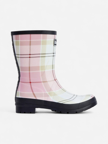 Barbour naisten kumisaappaat Banbury Mid Wellingtonds, pinkki kuosi