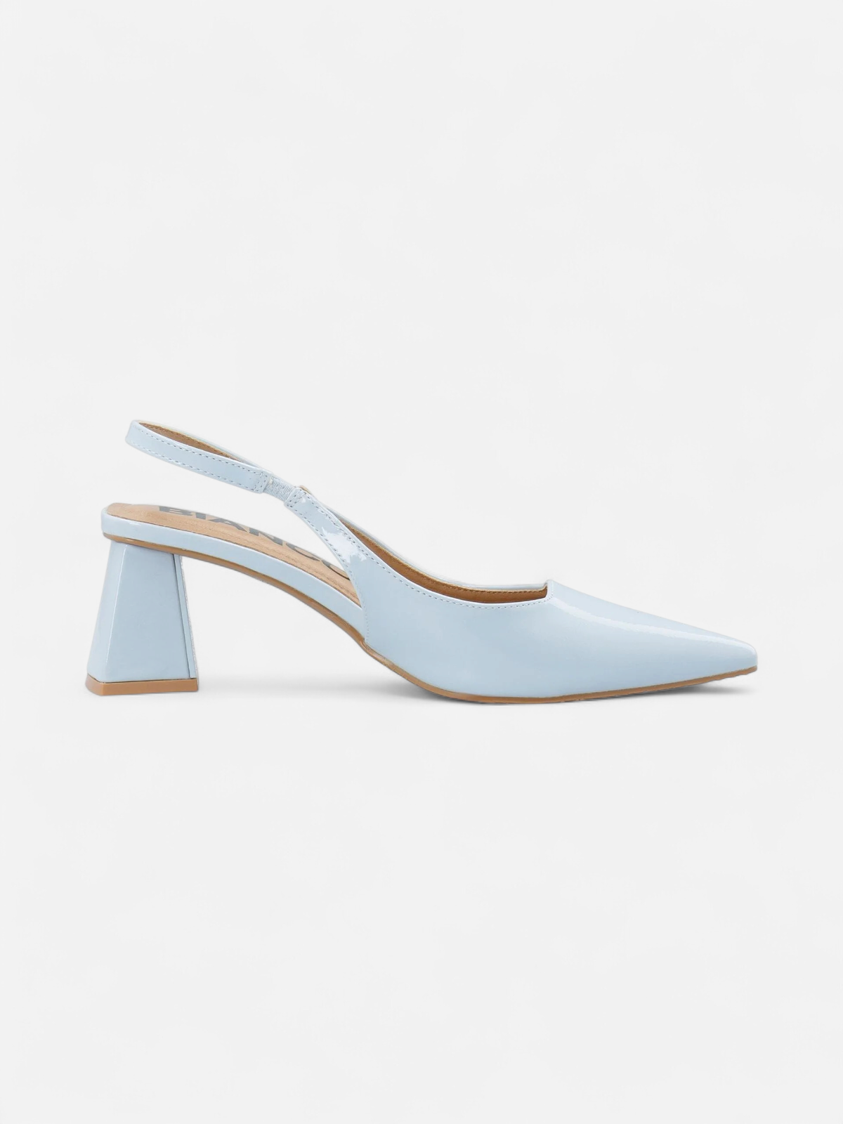 Bianco naisten avokkaat Biamaralyn Slingback Heel Patent, vaaleansininen