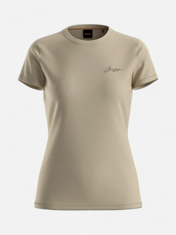 BOSS Orange naisten t-paita, ELOGA T-SHIRT Vaalea Beige