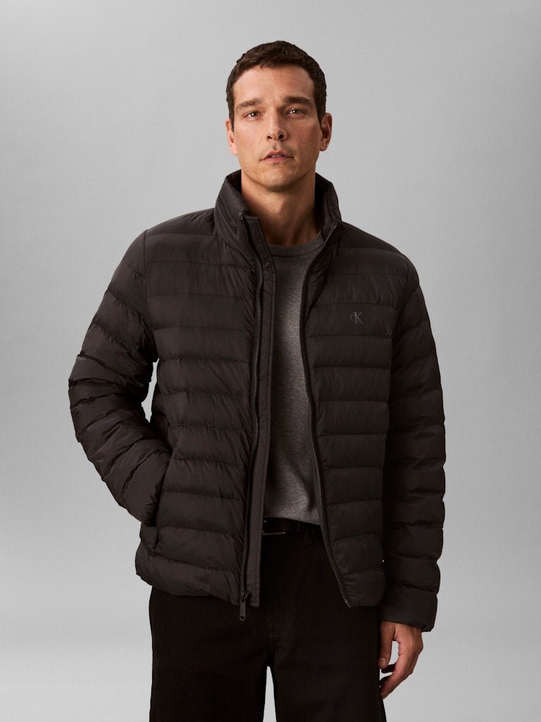 Calvin Klein Jeans miesten kevyttoppatakki, LS NYLON LT WEIGT HDD Musta