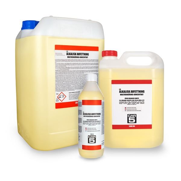 Esipesuaine CAR5 Alkaline Degreaser - Vaahdotettava / Liuotin, 5000 ml (Kanisteri)