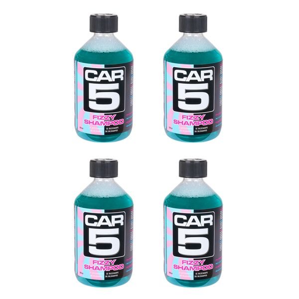 Autoshampoo CAR5 Fizzy Shampoo - Neutraali, 4 x 500 ml
