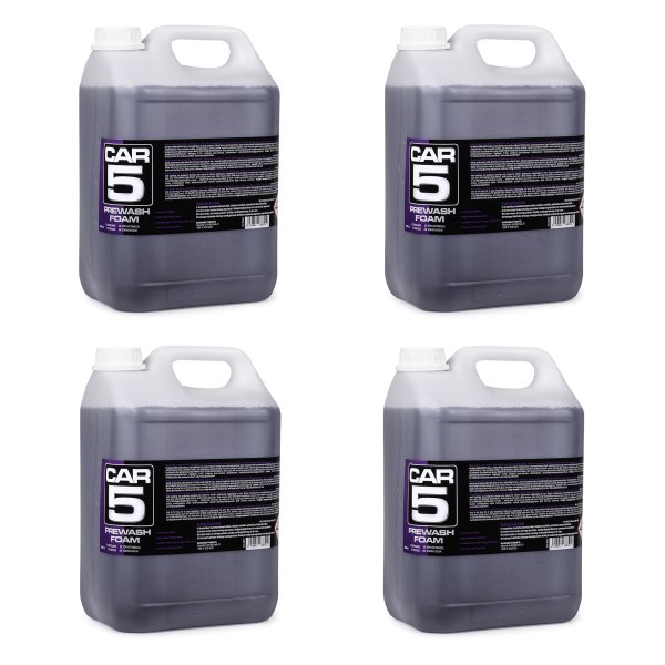 Esipesuaine CAR5 Prewash Foam - Vaahdotettava / Vahaturvallinen, 4 x 5000 ml