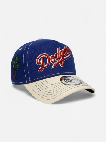 New Era miesten lippis City Icon E-Frame Los Angeles Dodgers, tummansininen