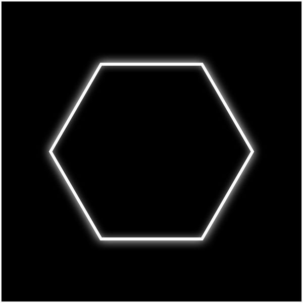 Hexagon-valo DR DIRT Garage Sky Gen2, Single Hexagon, 105 x 115 cm