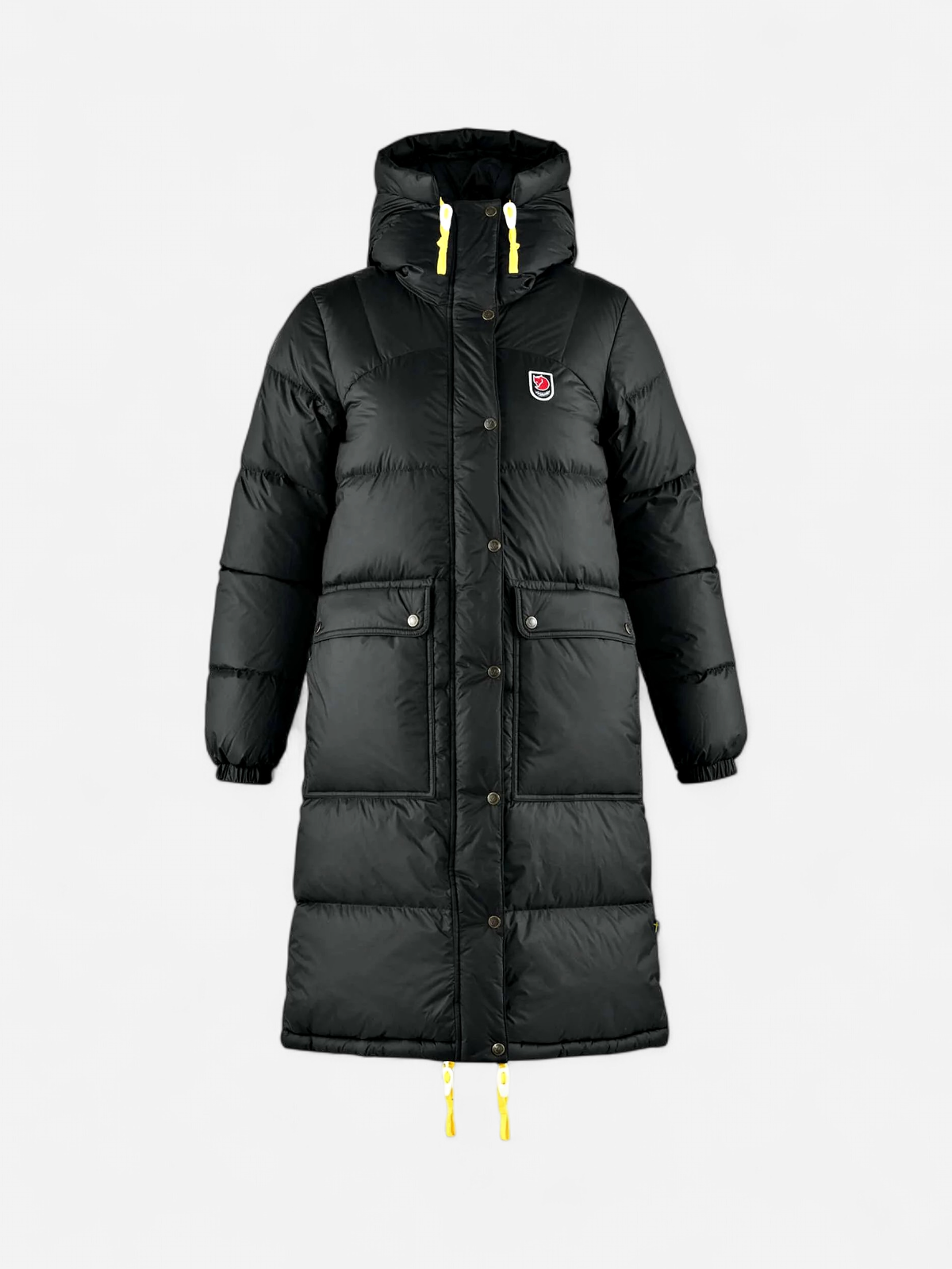 Fjällräven Naisten Untuvatakki, Expedition Long Down Parka Musta
