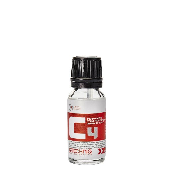 Muovipinnoite Gtechniq C4 Permanent Trim Restorer, 15 ml