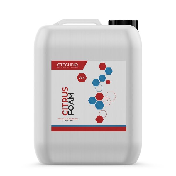 Esipesuaine GTECHNIQ W4 Citrus Foam - Vaahdotettava / Vahaturvallinen, 5000 ml / Kanisteri