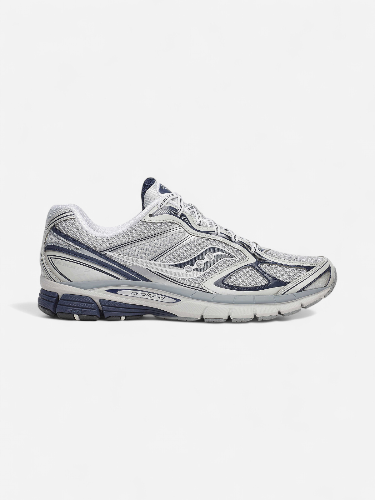 Saucony miesten lenkkarit Guide 7, valkopohjainen kuosi