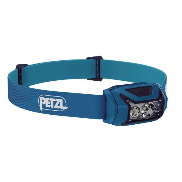 Otsalamppu Petzl Actik - 450 lm / Paristokäyttöinen, Sininen