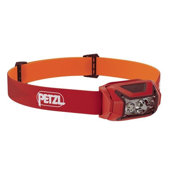 Otsalamppu Petzl Actik - 450 lm / Paristokäyttöinen, Punainen