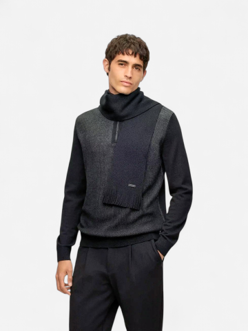 Hugo Boss Miesten Kaulahuivi, ALBAS HUIVI Musta