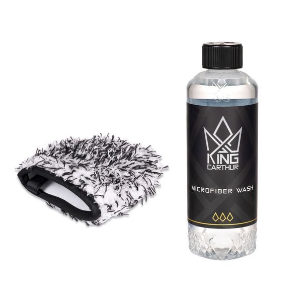 Pesukinnas KING CARTHUR Mini Wheel Mitt, Kinnas + Mikrokuidun pesuaine