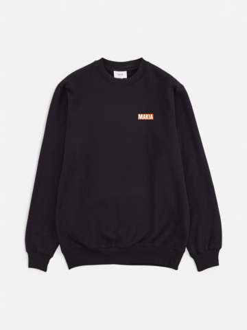 Makia miesten collegepaita Kekkonen Sweatshirt, musta