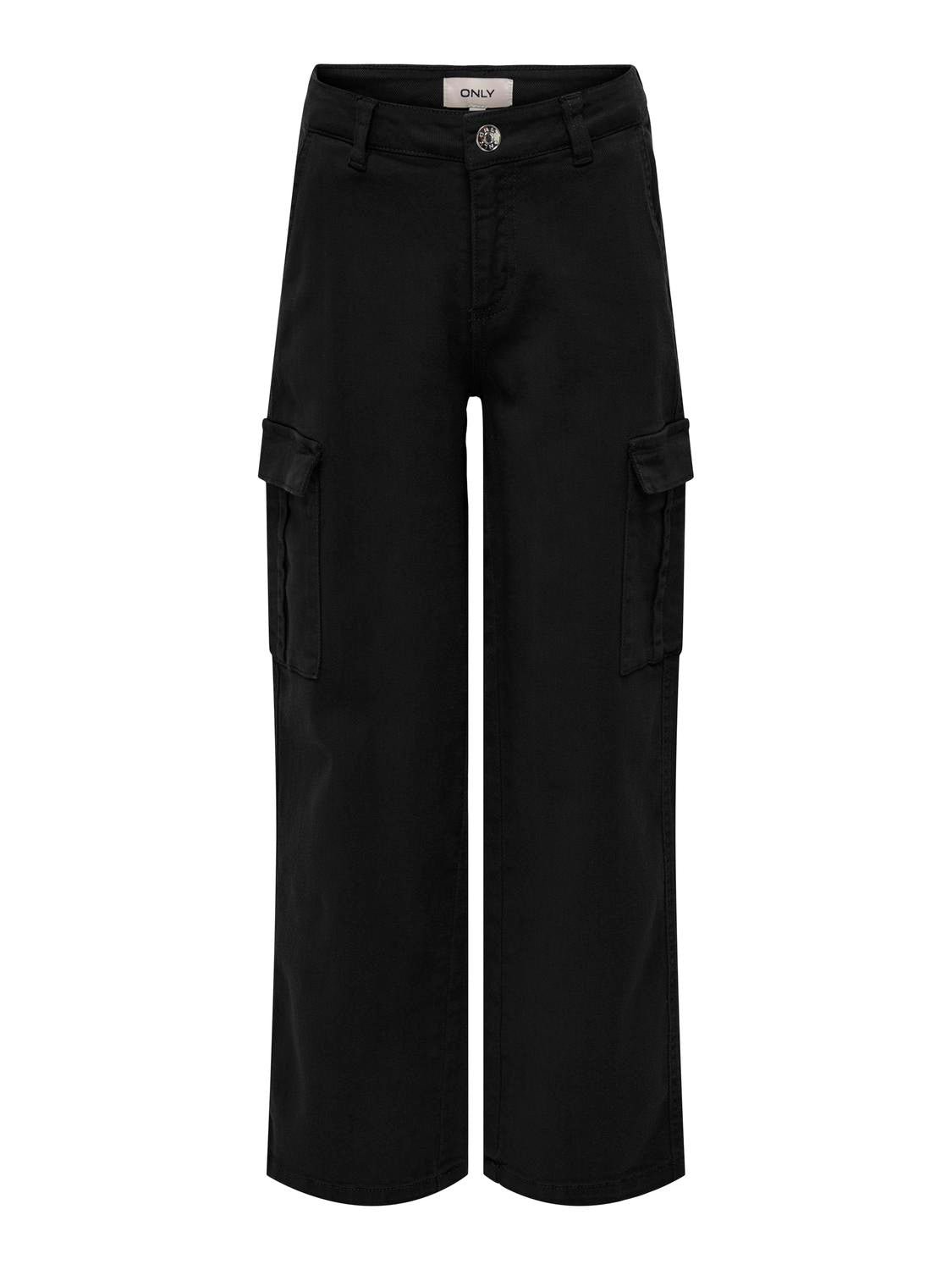 Kids Only Lasten Housut, KOGYARROW VOX CARGO PANT Musta