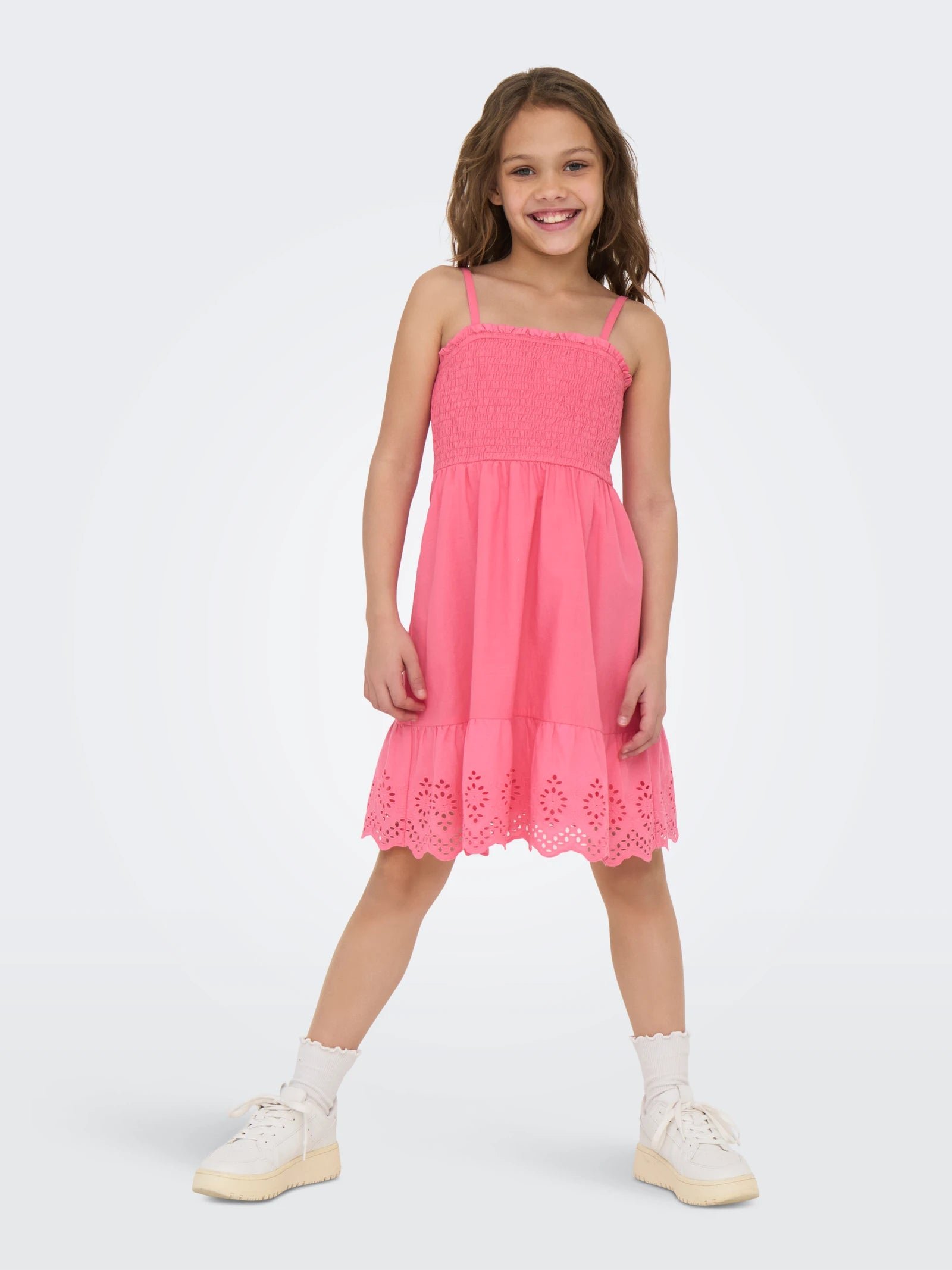 Kids Only lasten mekko, KOGLOU LIFE EMB SMOCK DRESS Vadelma