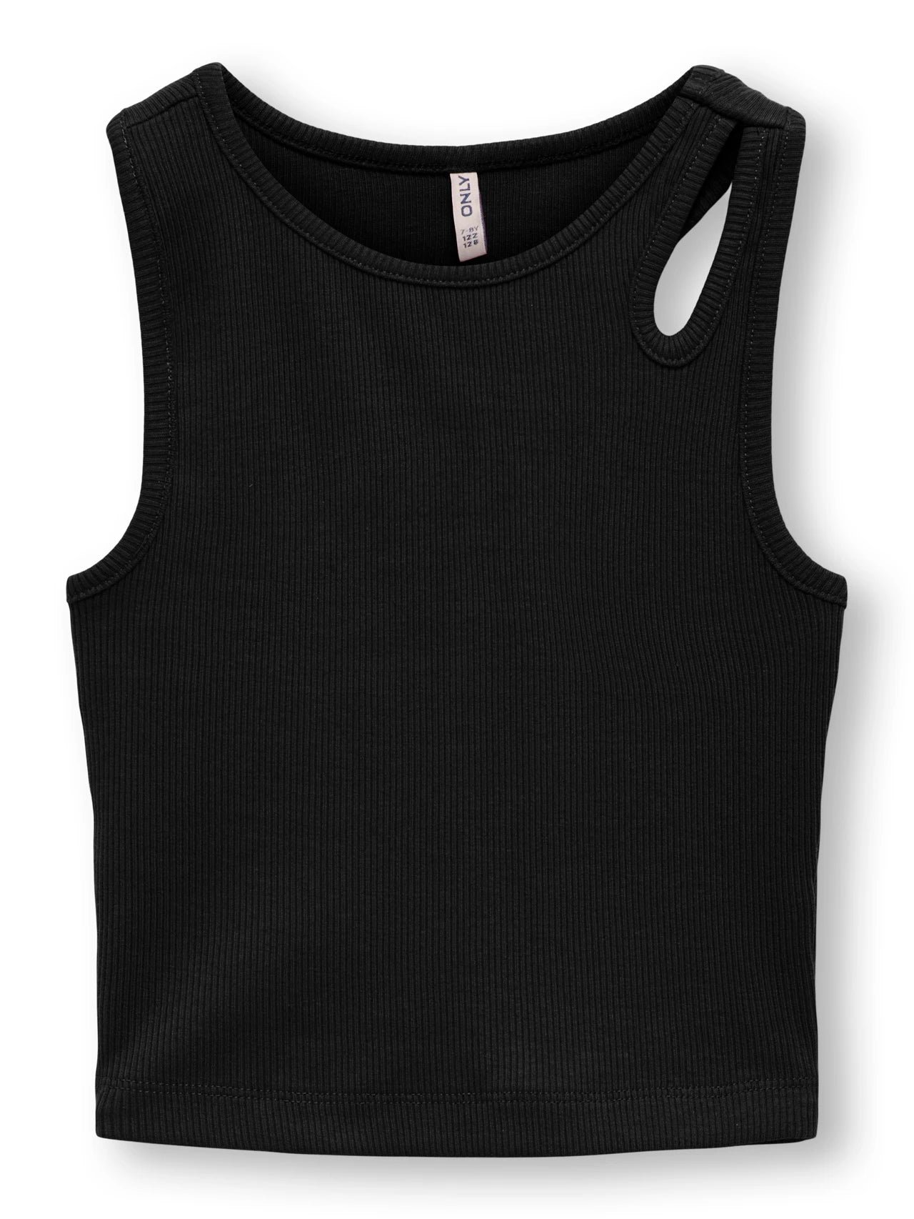 Kids Only lasten toppi, KOGNESSA LIFE S/L CUT OUT TOP Musta