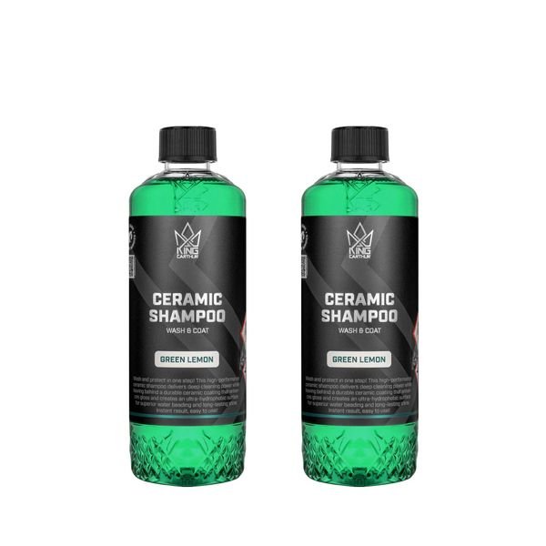 Autoshampoo KING CARTHUR Ceramic Shampoo - Pinnoittava, 500 ml, 2 x 500 ml