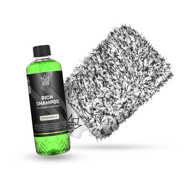 Autoshampoo King Carthur Rich Shampoo - Neutraali, 500 ml, 500 ml + KC Premium Wash Mitt