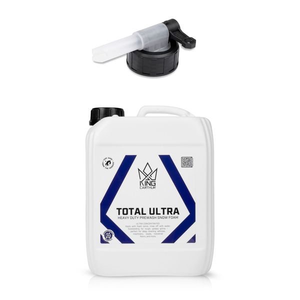 Esipesuaine KING CARTHUR Total Ultra - Vaahdotettava / Liuotin, 5000 ml + Hanakorkki