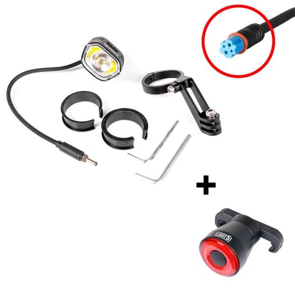 Sähköpyörän valo Light5 EB1000 - 1000 lm / Bosch, Etuvalo + Light5 Blip takavalo (Performance CX Gen 4 Smart System BES3)