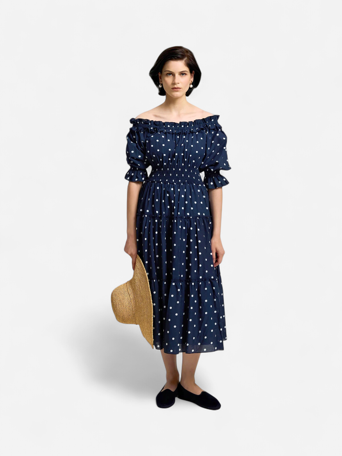 Andiata mekko Louisa Dress, tummansininen