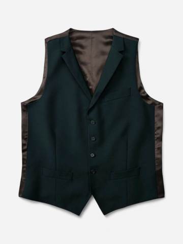 Turo pukuliivi Lucca Waistcoat Vitale, tummanvihreä