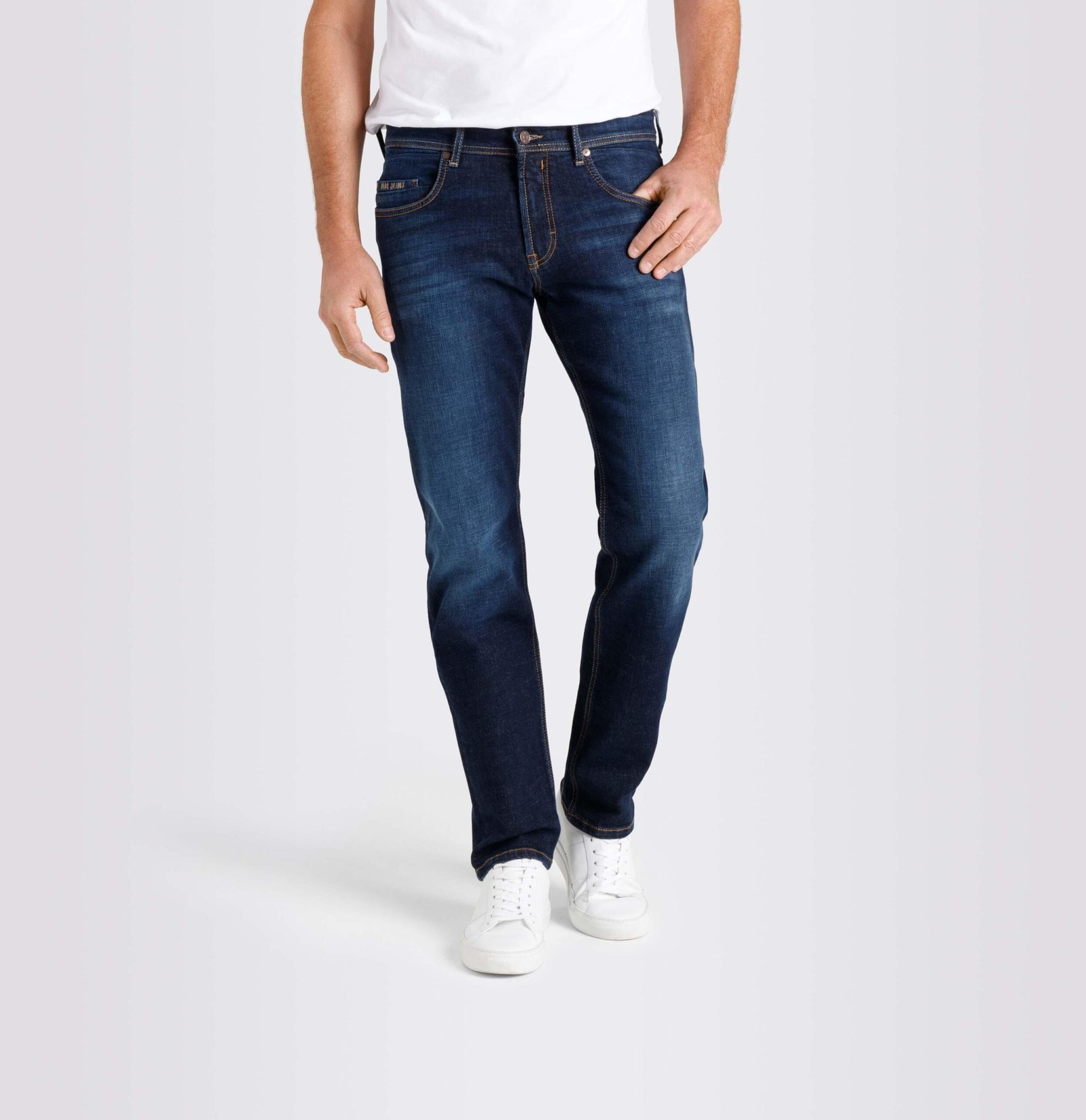 Mac miesten farkut, BEN REGULAR FIT AUTHENTIC DENIM Sininen, Indigo