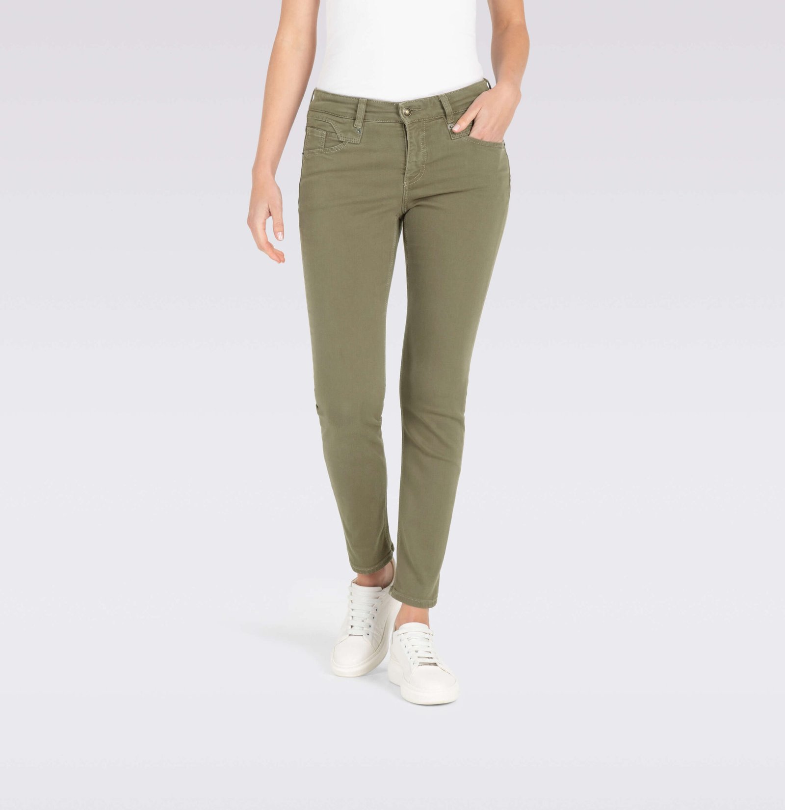 Mac naisten farkut, RICH SLIM Khaki