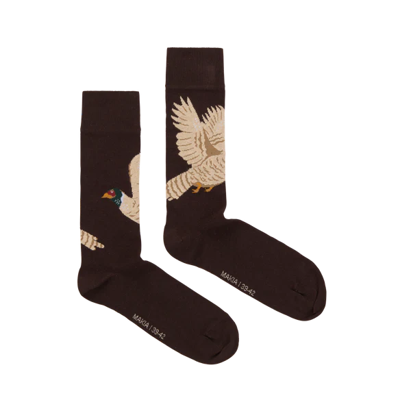 Makia miesten sukat, Hunted Socks Keskiruskea