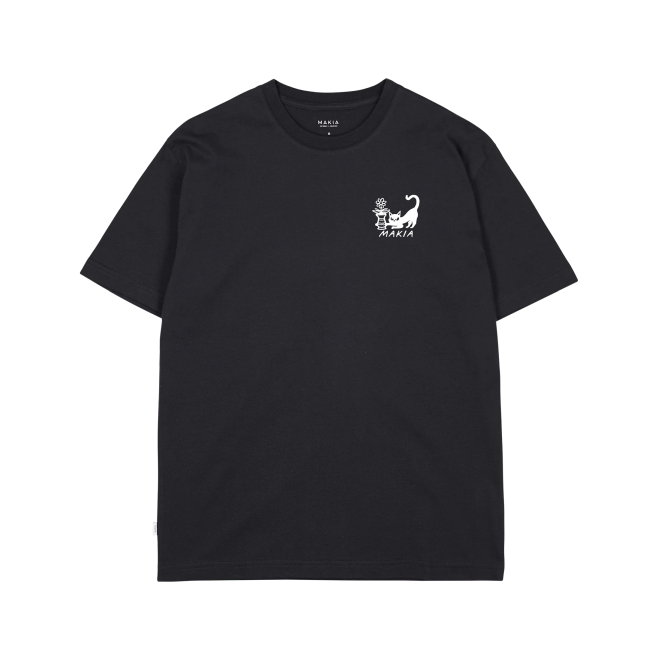 Makia Miesten T-Paita, BLOOMING T-SHIRT Musta