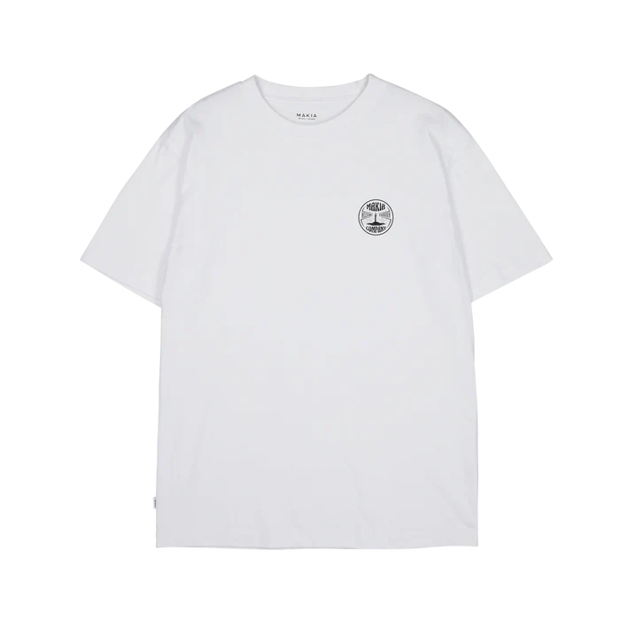 Makia T-Paita Harmaja T-Shirt, Valkoinen