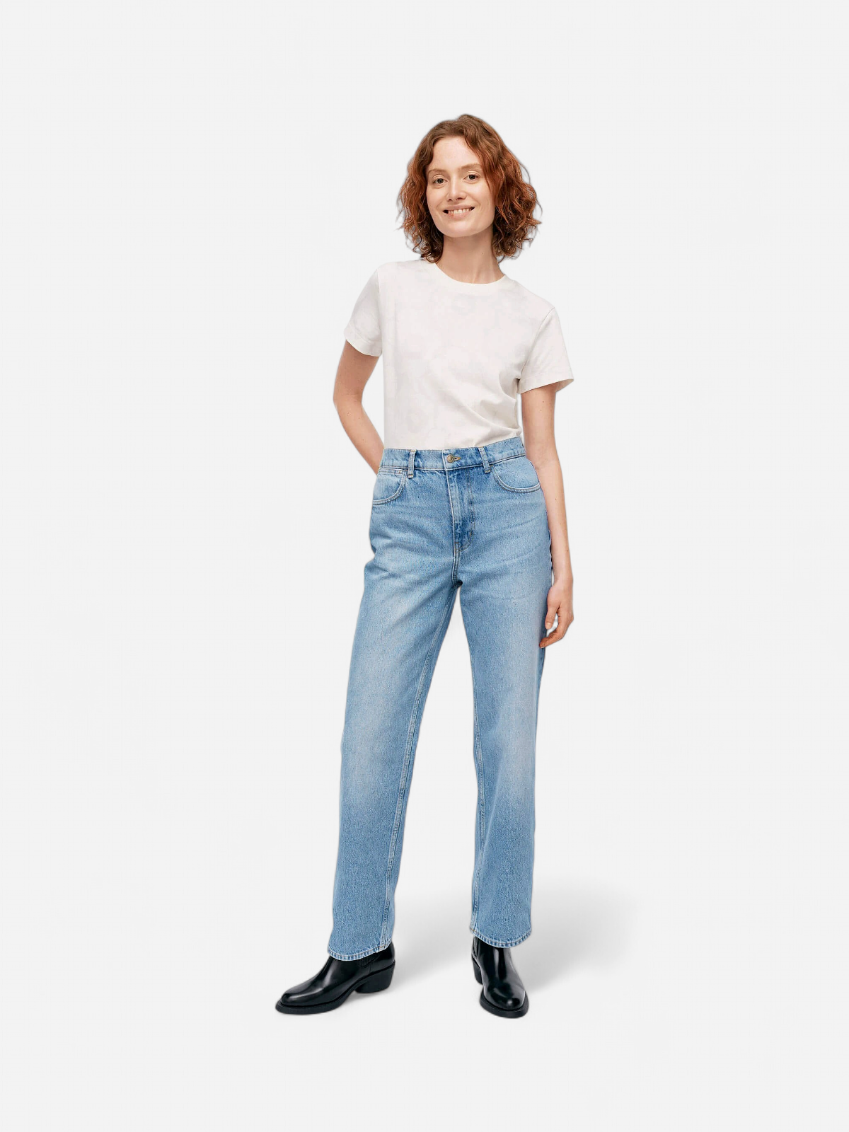 Marimekko naisten farkut, MARIDENIM STRAIGHT Vaaleansininen