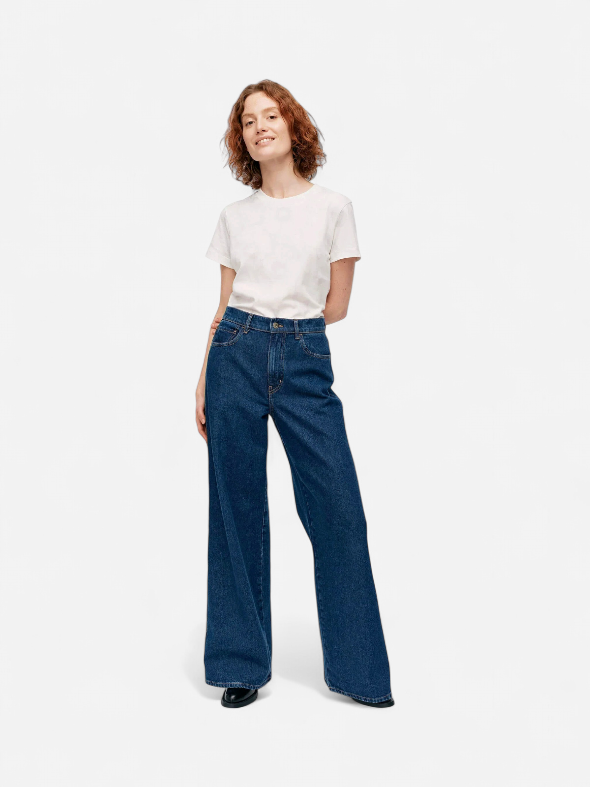 Marimekko naisten farkut, MARIDENIM WIDE Indigo