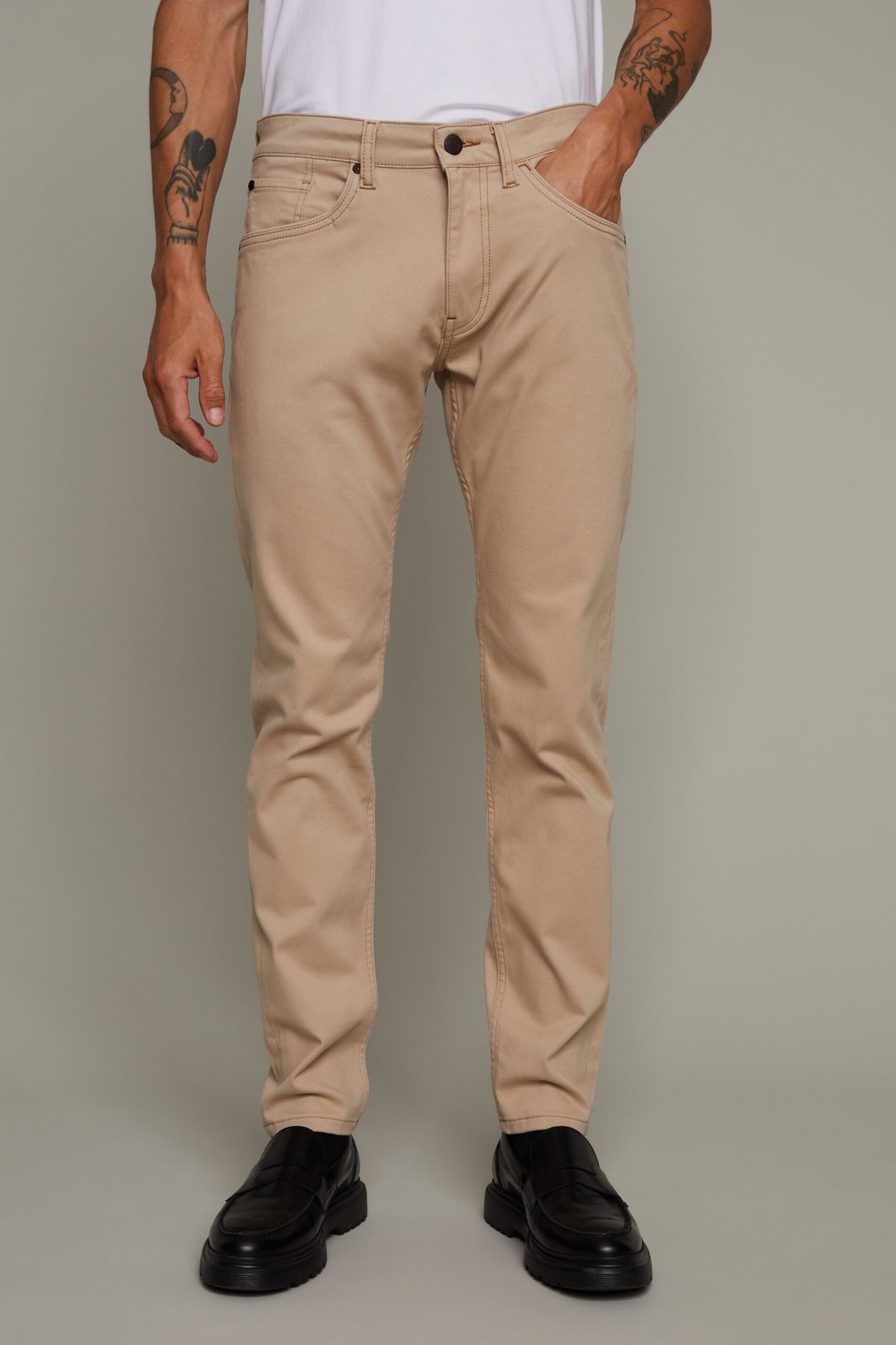 Matinique Miesten Housut  PETE 5-POCKET Beige