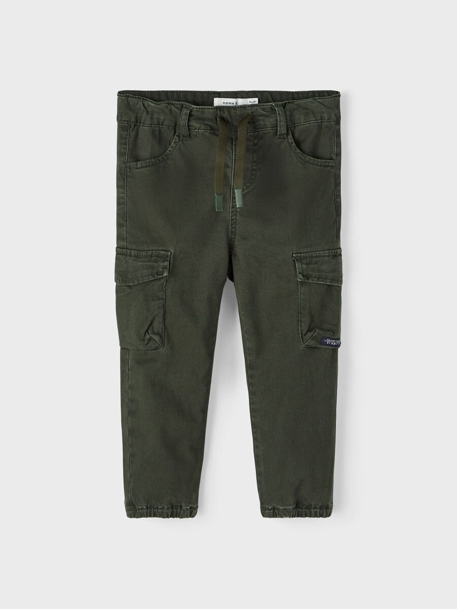 Name It housut, NMMBEN CARGO R TWI PANT Armeijanvihreä