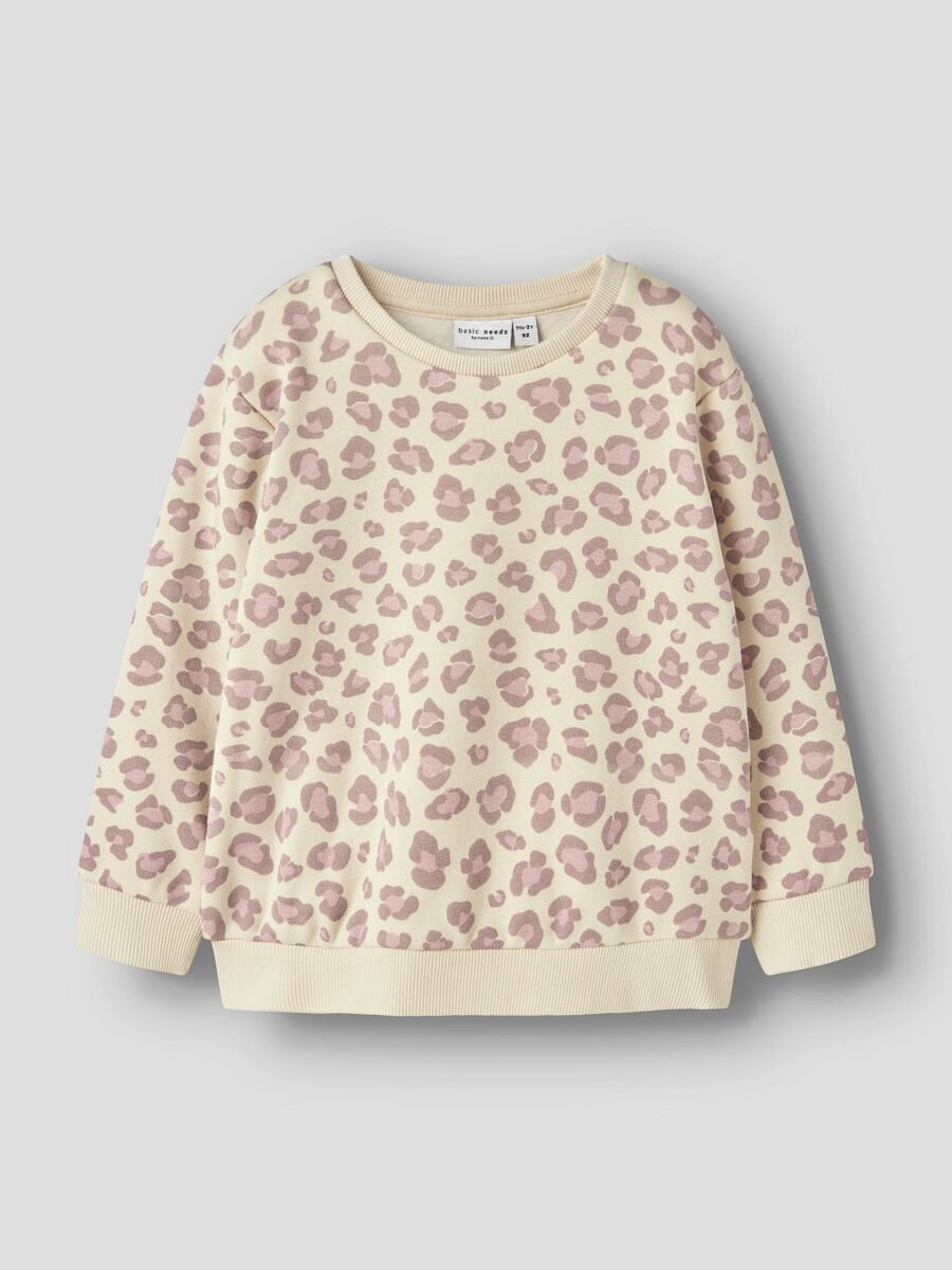 Name It lasten collegepusero, NMFDAVINA LS SWEAT FLEECE Keltainen Kuosi