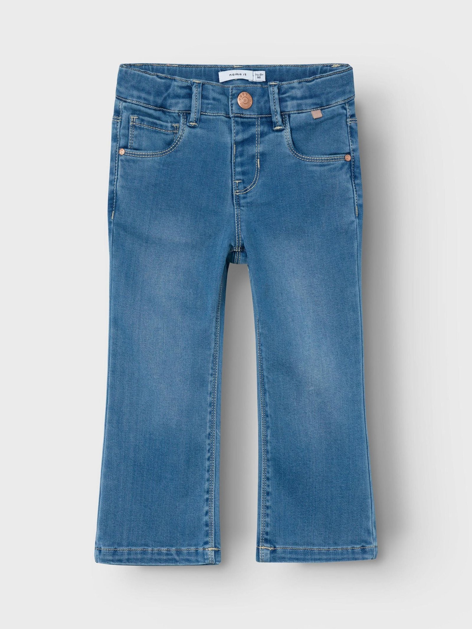 Name It lasten farkut, NMFSALLI BOOTCUT JEANS Sininen, Indigo
