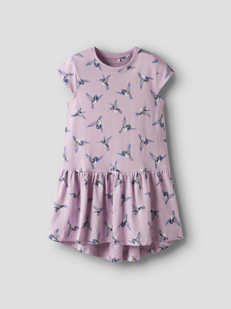 Name It lasten mekko, NKFVIGGA CAPSL DRESS Vaaleanpunainen Kuosi