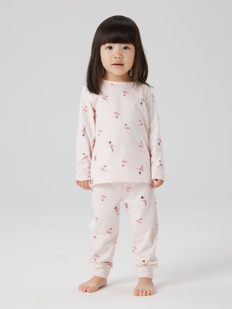 Name It lasten pyjama, NMFNIGHTSET BALLARINA Vaaleanpunainen