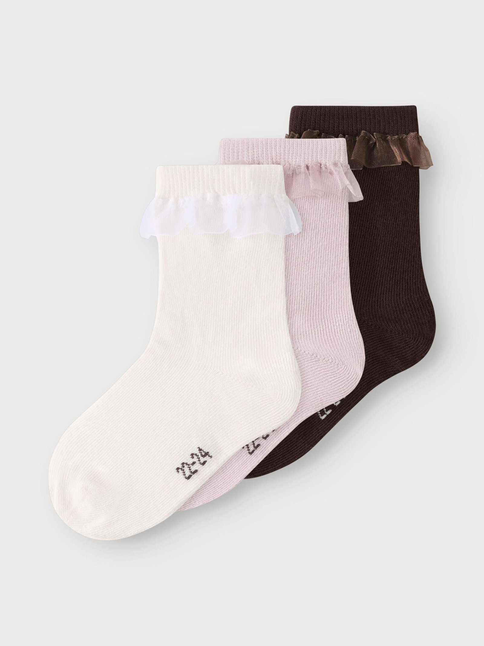 Name It lasten sukat, NMFLOCKA 3P SOCK Ei Värikoodia