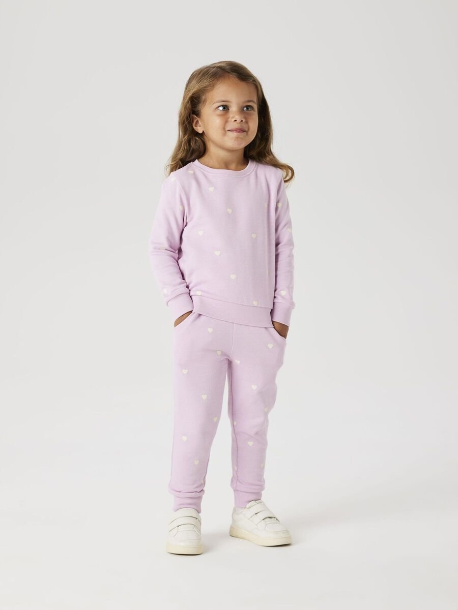 Name It lasten collegehousut, NMFVALBA SWEATPANT Vaaleanpunainen