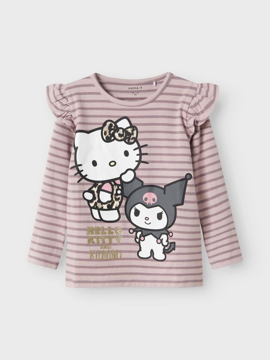 Name It lasten toppi, NMFASANNA HELLO KITTY LS TOP BOX SKY Vaaleanpunainen