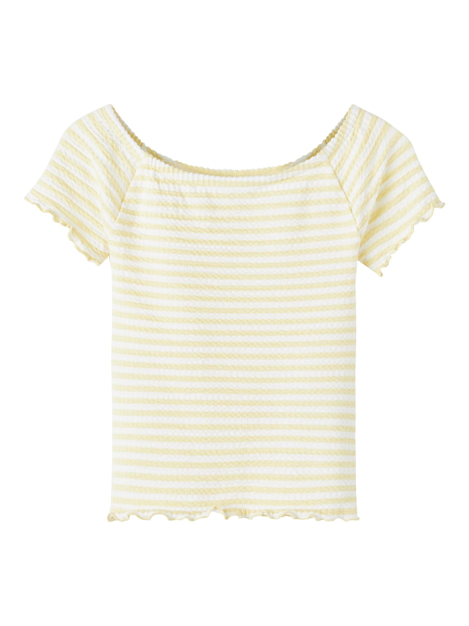 Name It t-paita, NKFJAMY SLIM OFFSHOULDER TOP Keltainen
