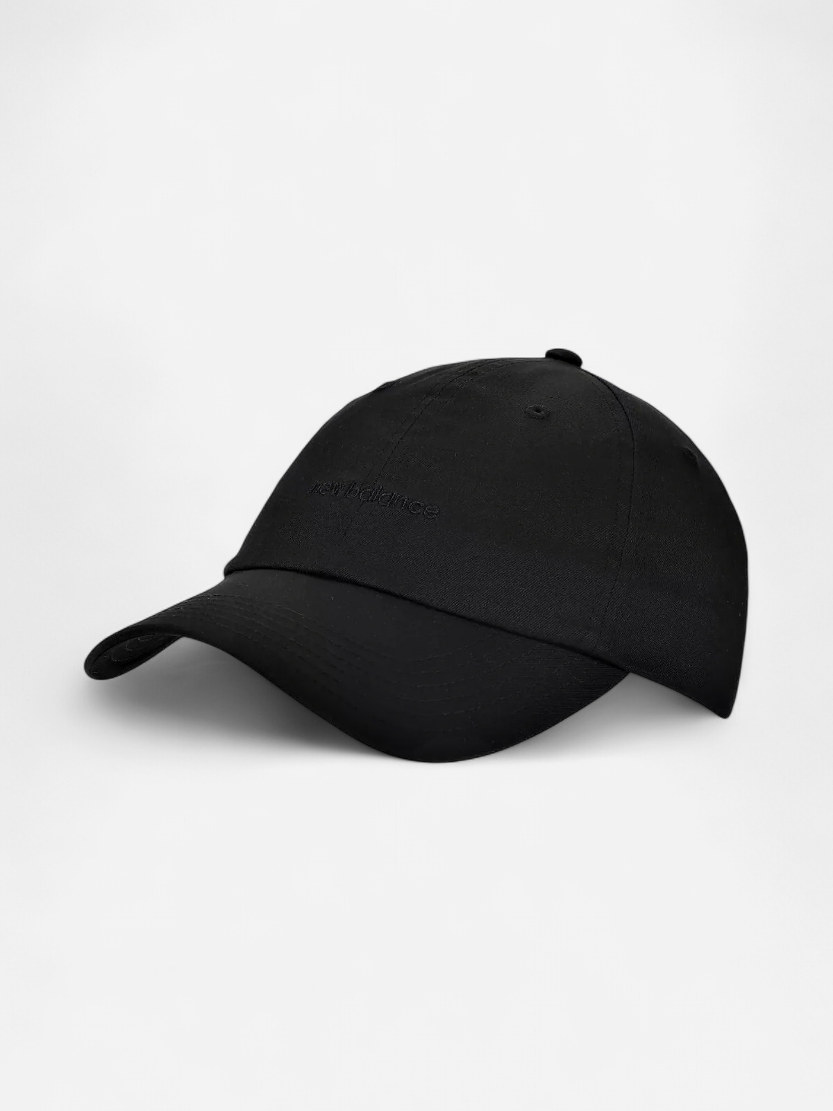 New Balance naisten lippis, Women's 6 Panel Linear Logo Hat Musta