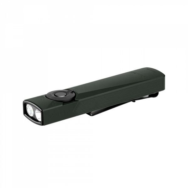 Taskulamppu OLIGHT Arkfeld Ultra - 1400 lm / 120 mm / Ladattava, Oliivin harmaa